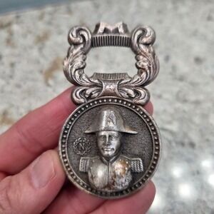 Vintage Napoleon Bonaparte Souvenir‎ de Paris Bottle Opener Made in France Metal